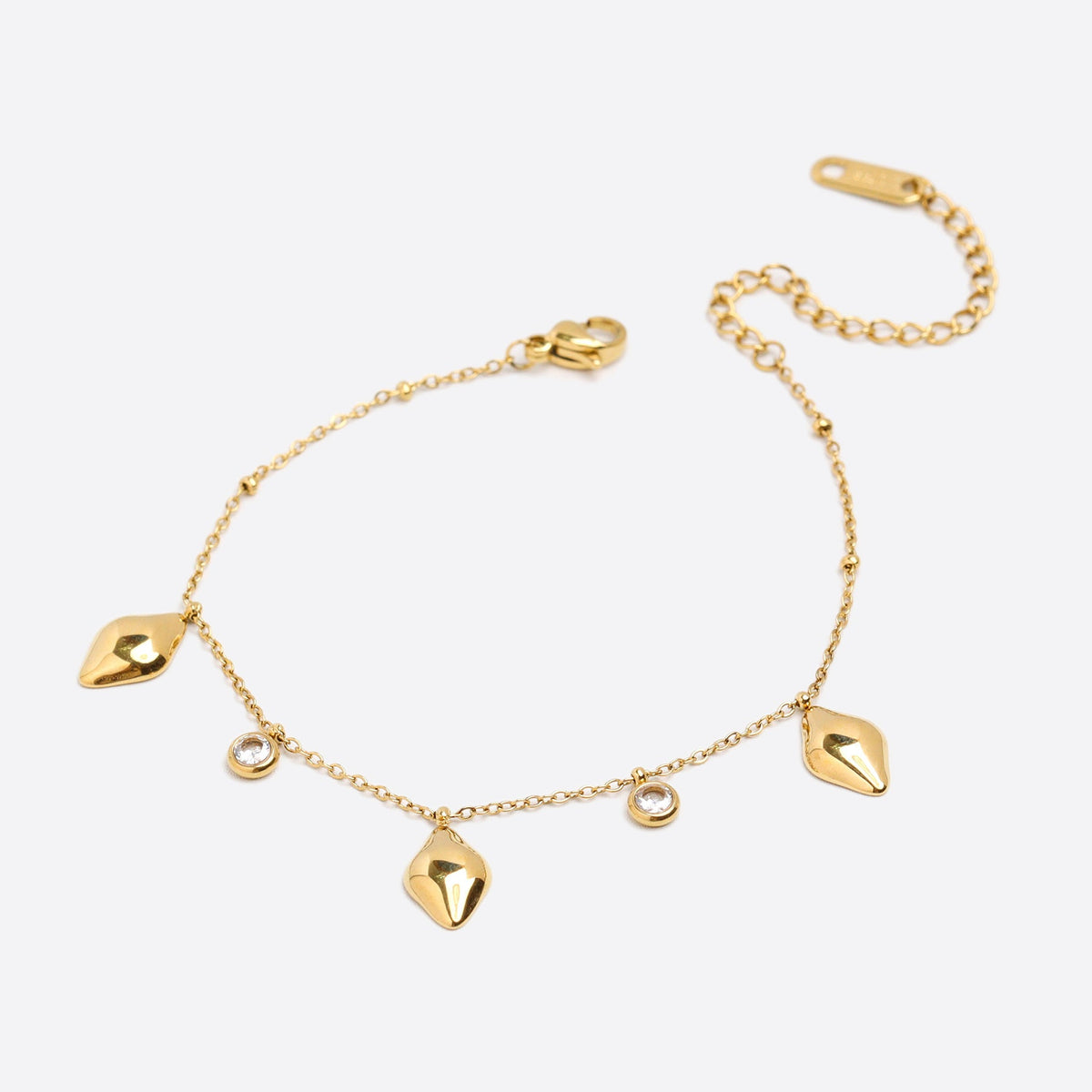 Shiny Edge Gold Bracelet