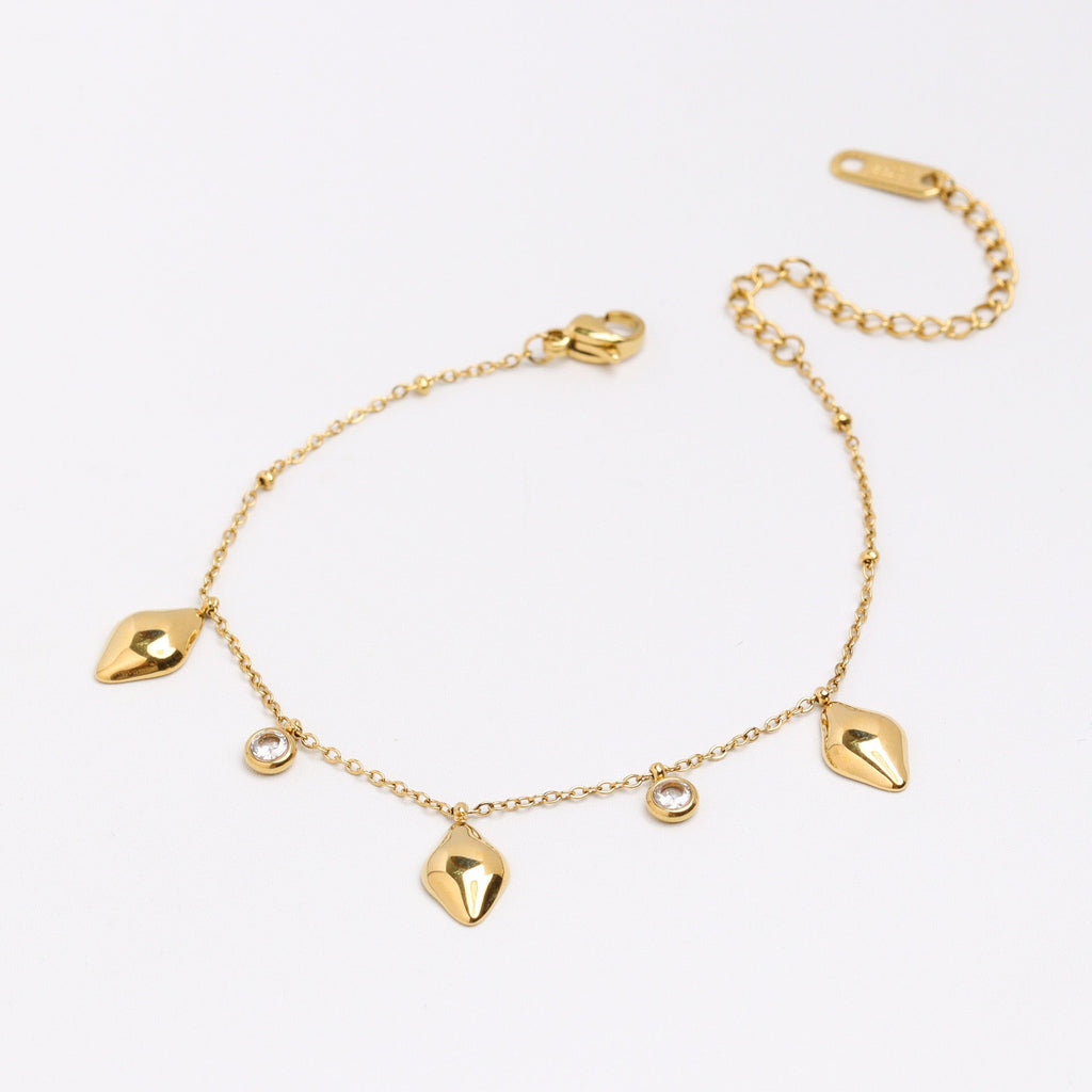 Shiny Edge Gold Bracelet