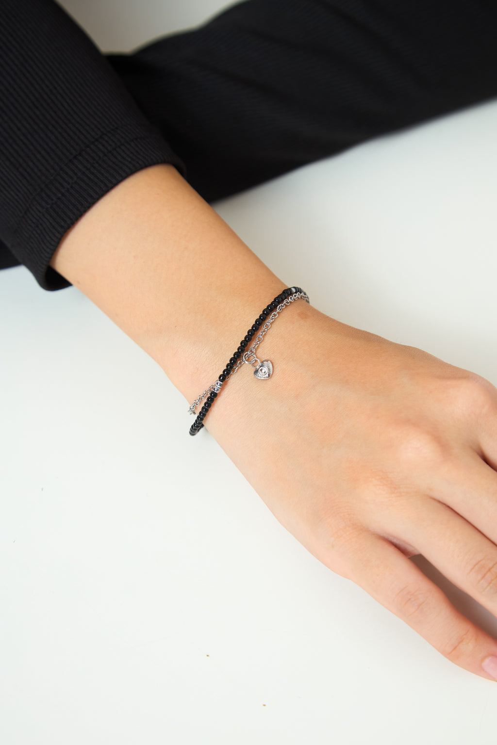 Kuroi Layered Bead Bracelet