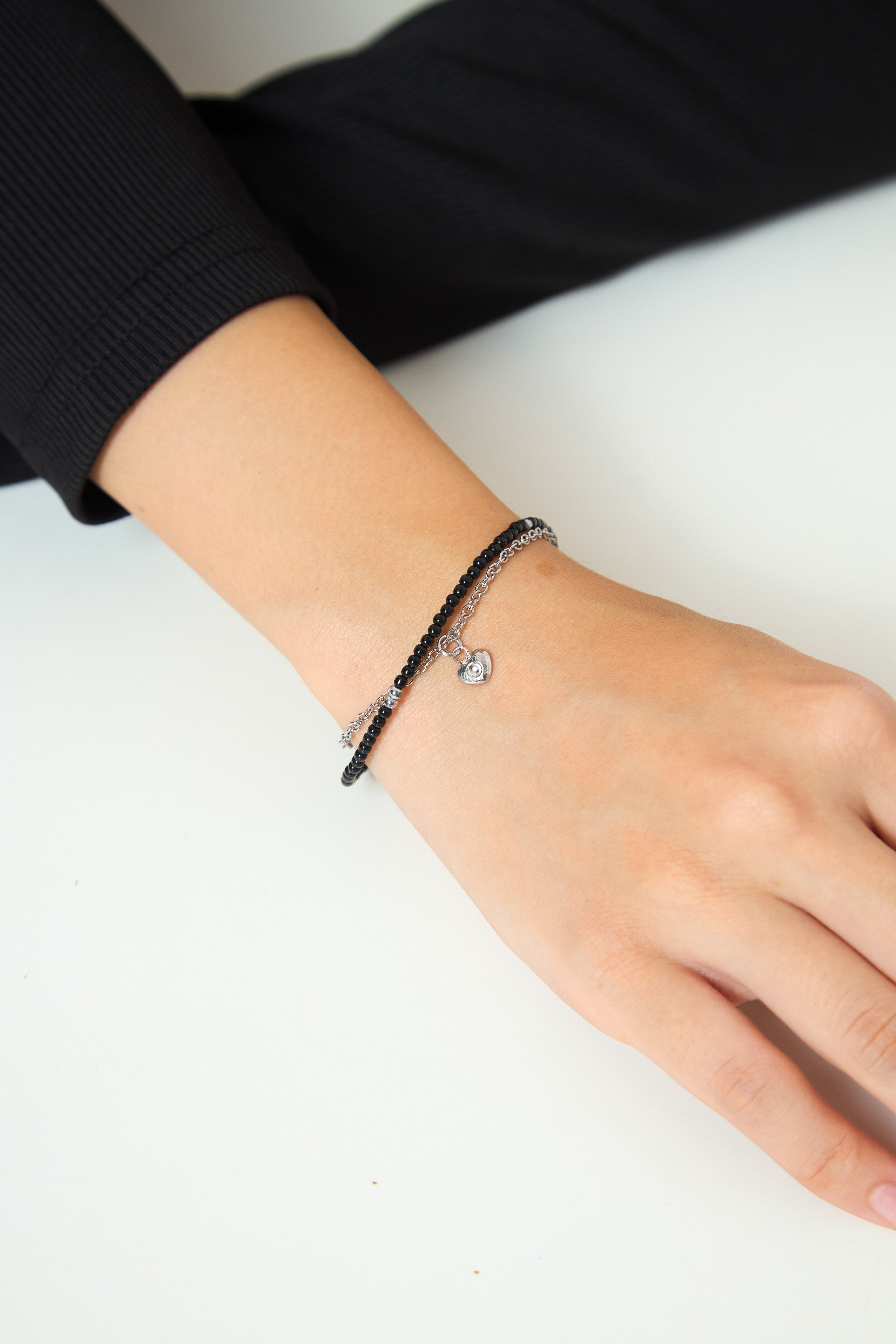 Kuroi Layered Bead Bracelet