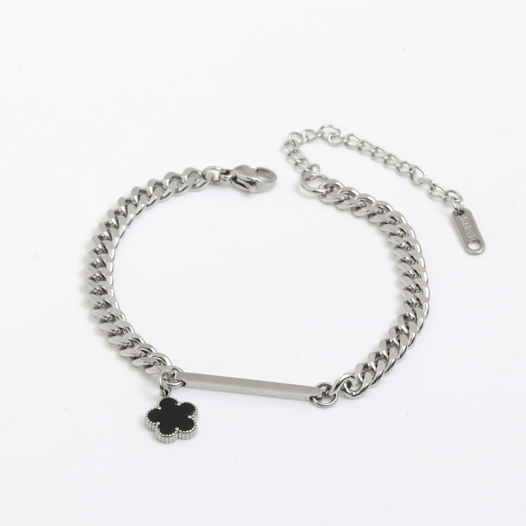 Kuro-Tsubaki Silver Bracelet