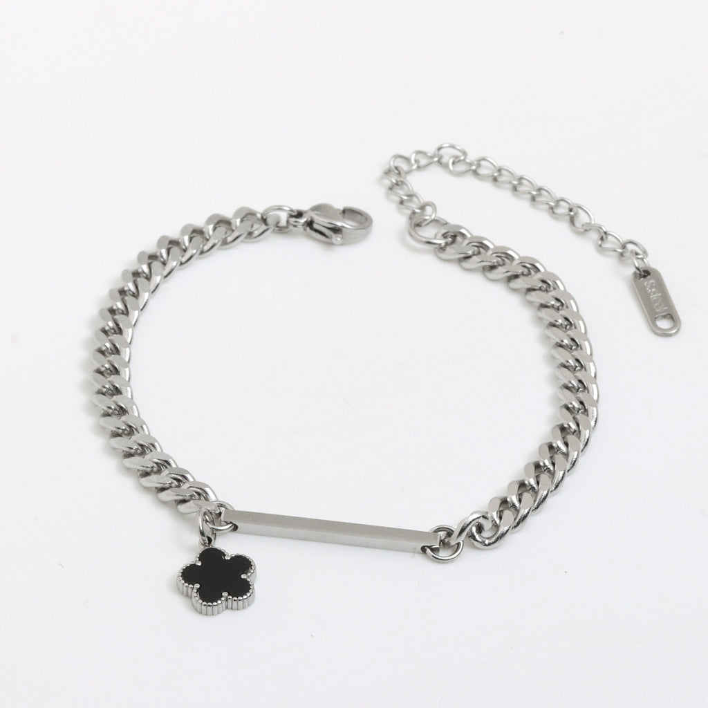 Kuro-Tsubaki Silver Bracelet