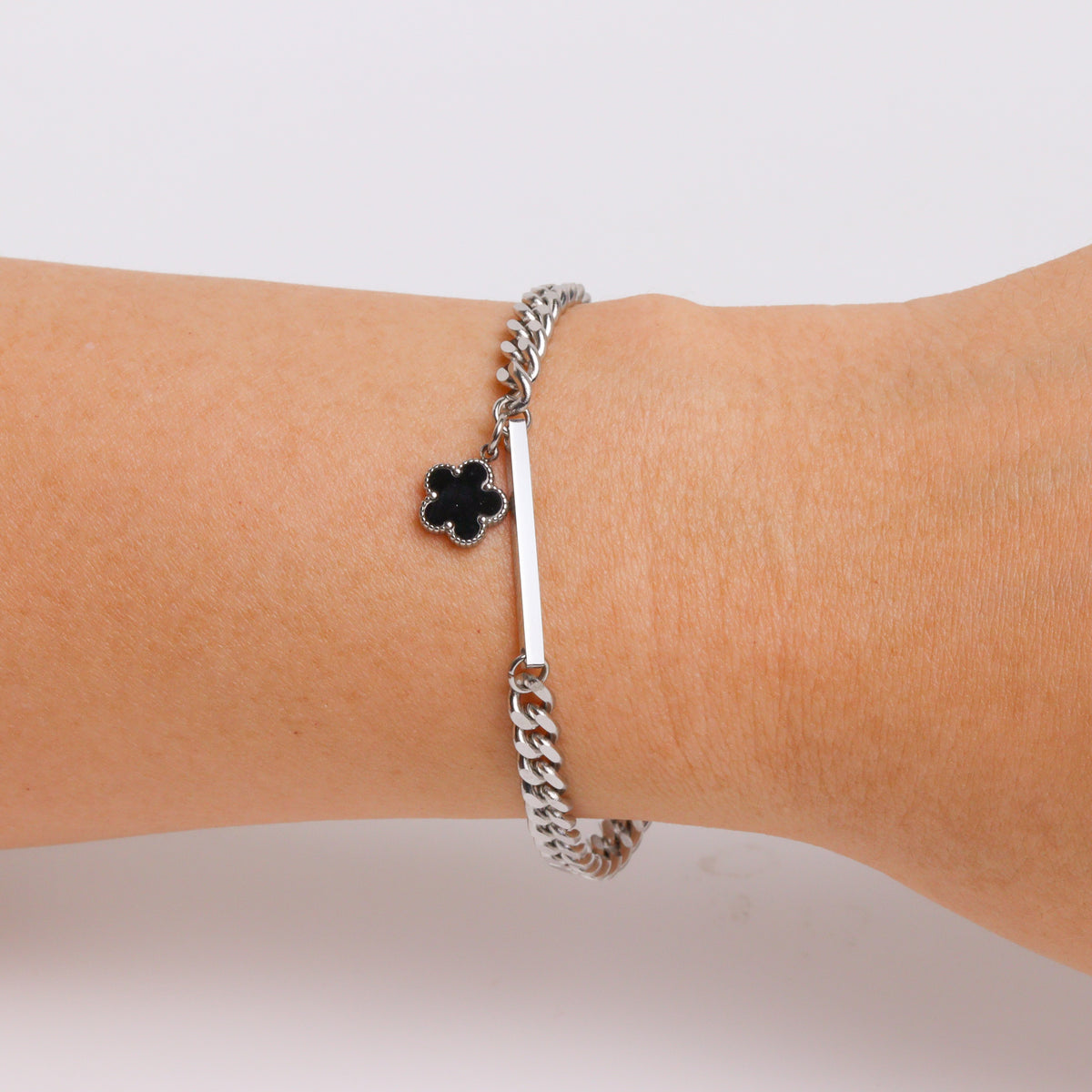 Kuro-Tsubaki Silver Bracelet