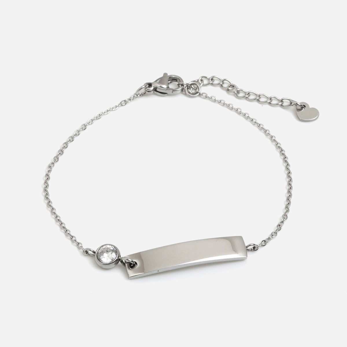 Mild Steel Silver Bracelet
