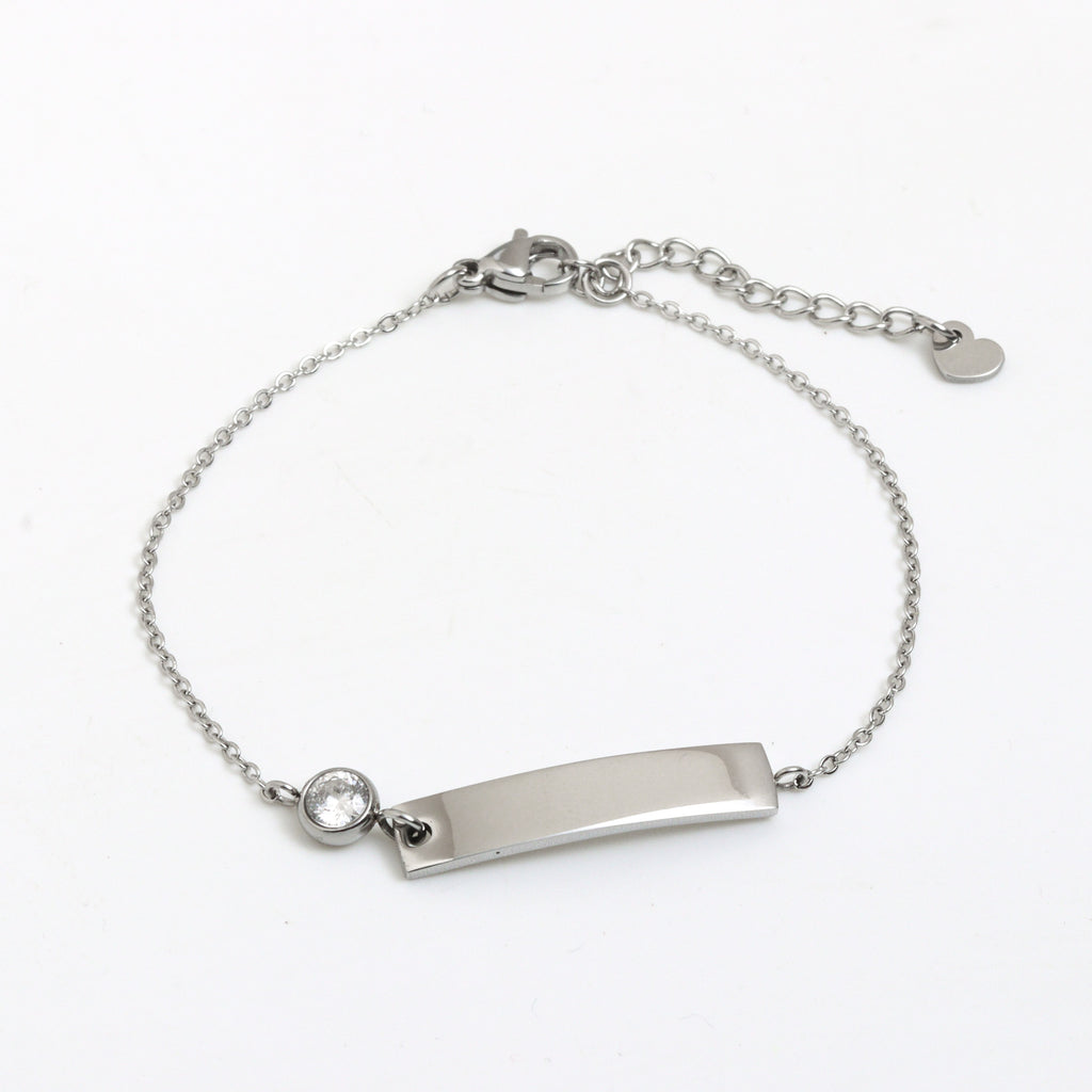 Mild Steel Silver Bracelet