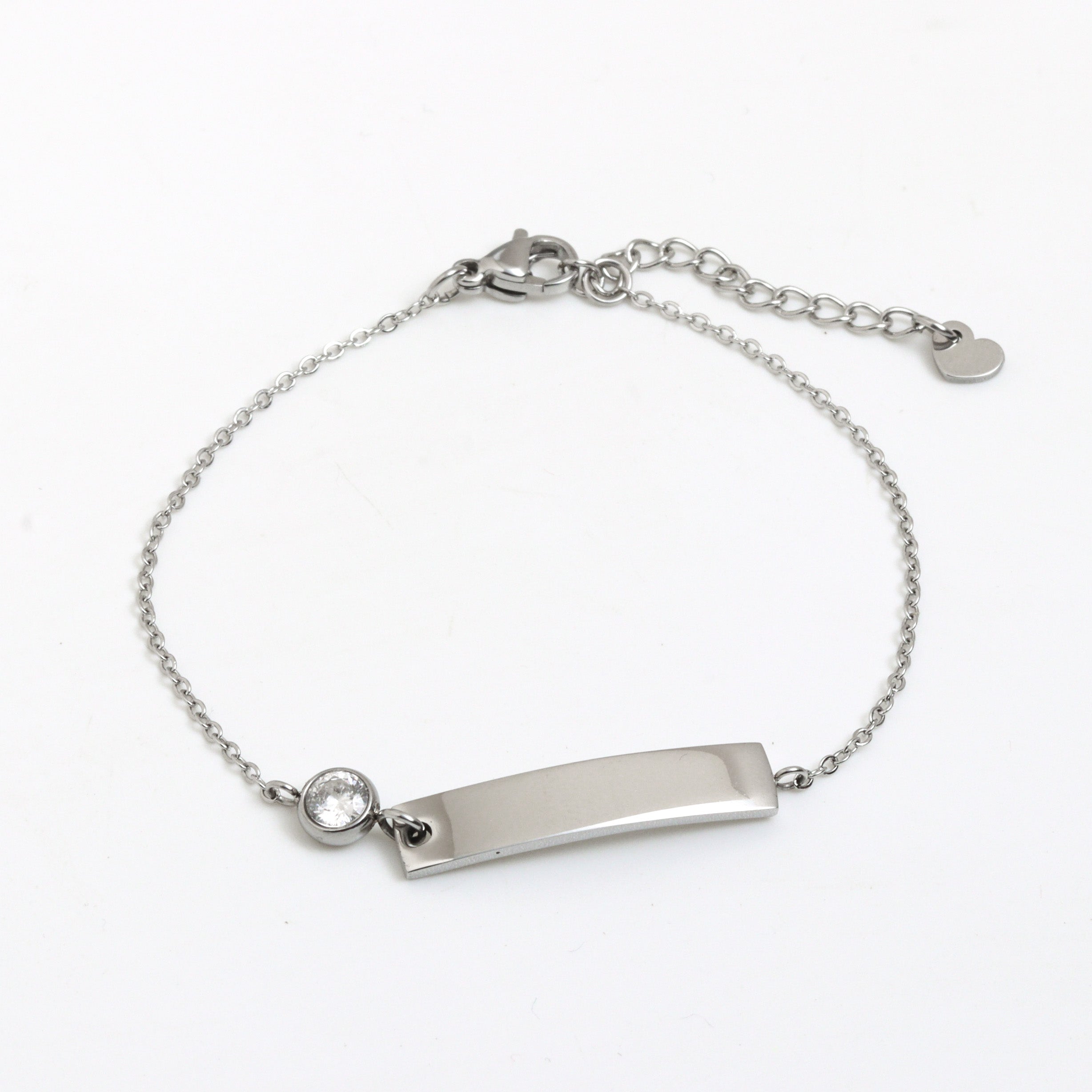 Mild Steel Silver Bracelet