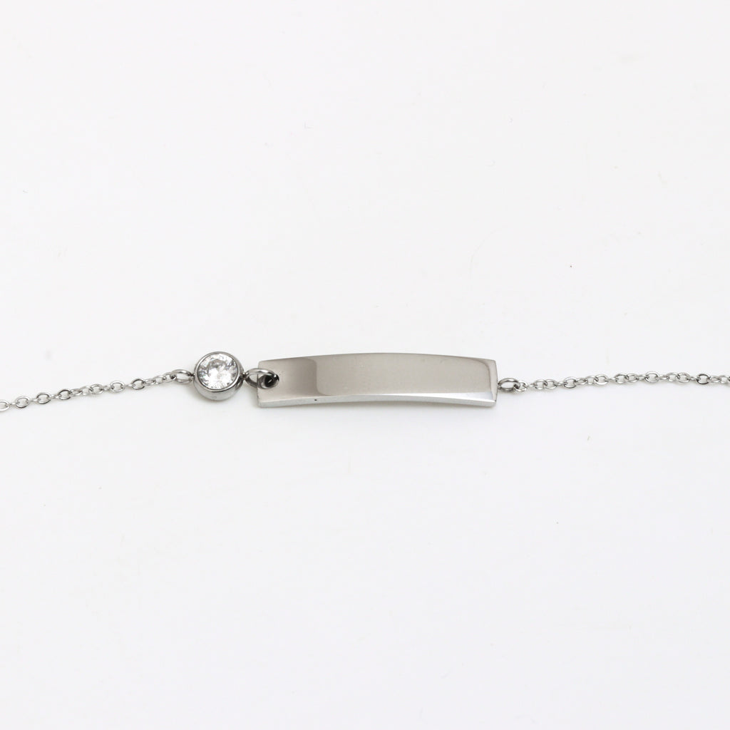 Mild Steel Silver Bracelet