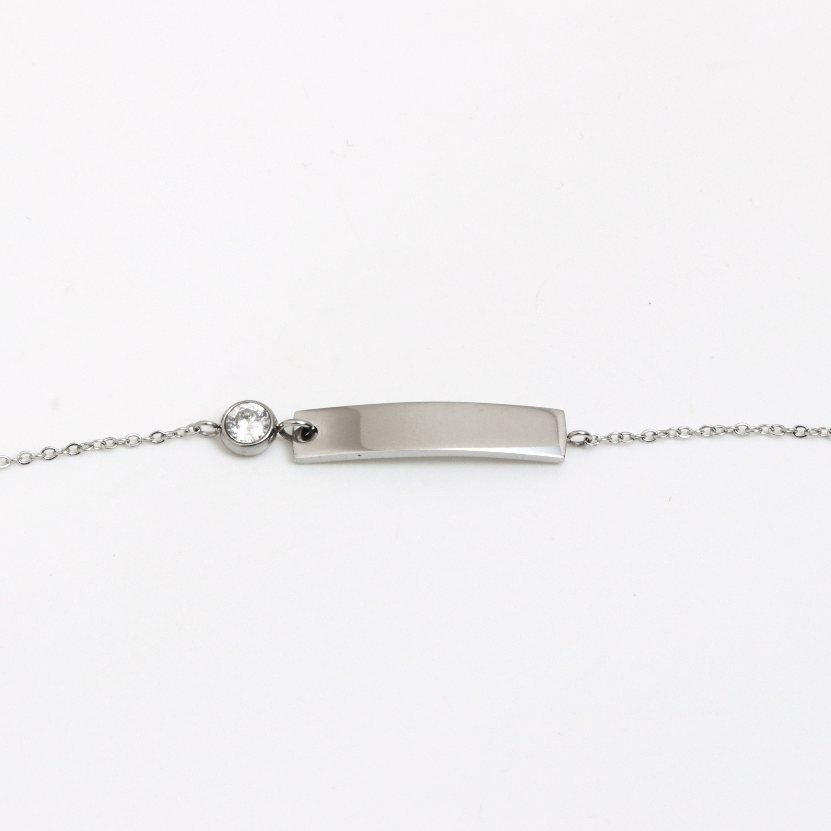 Mild Steel Silver Bracelet