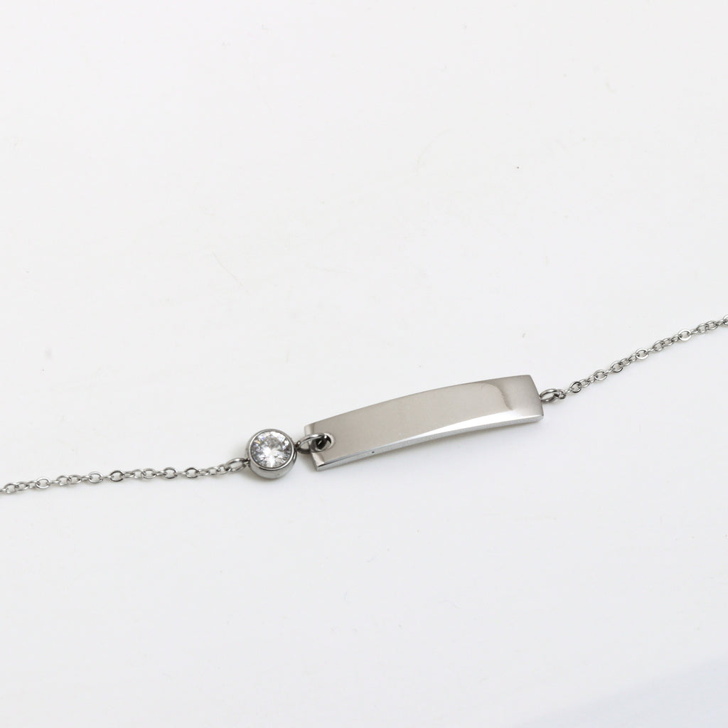 Mild Steel Silver Bracelet