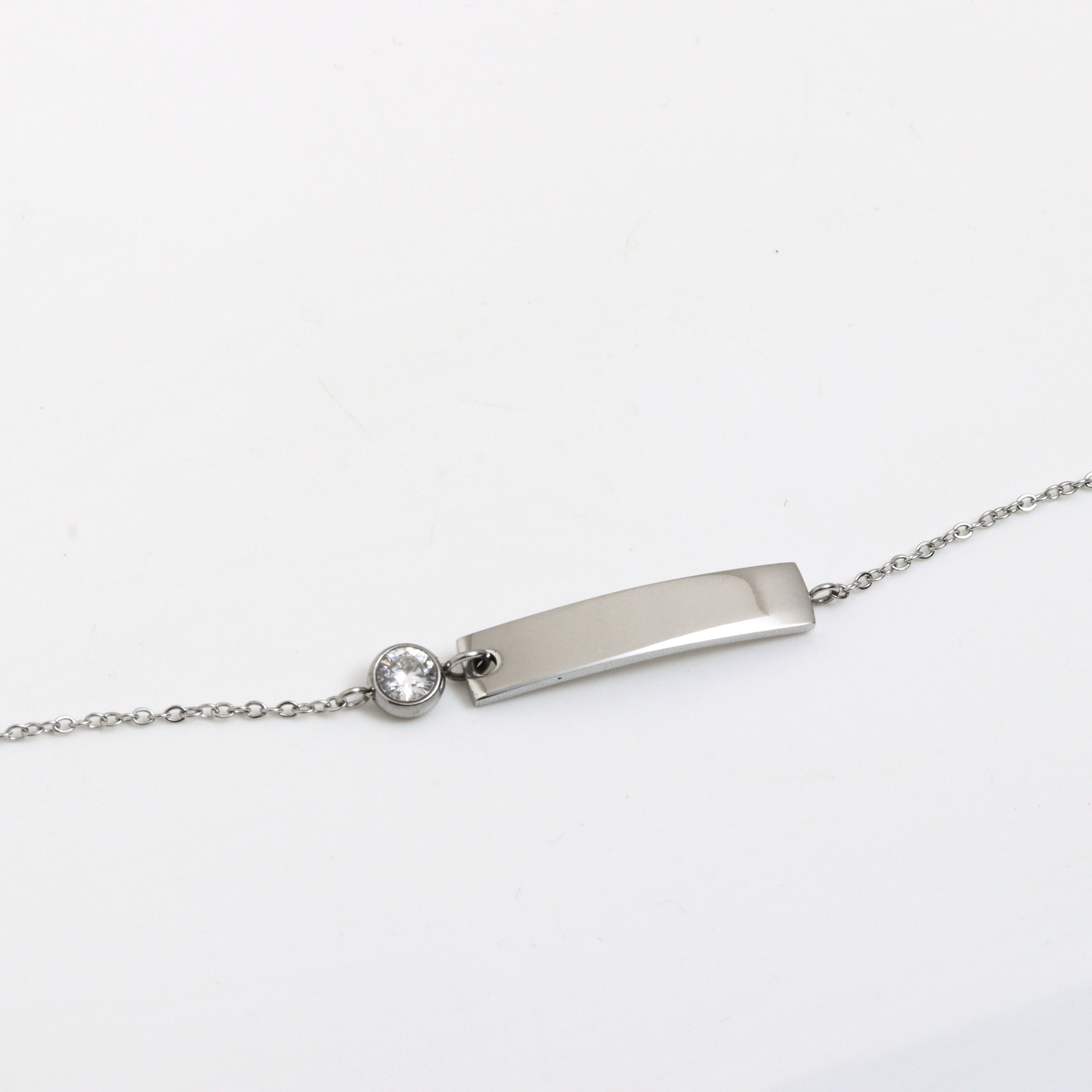Mild Steel Silver Bracelet