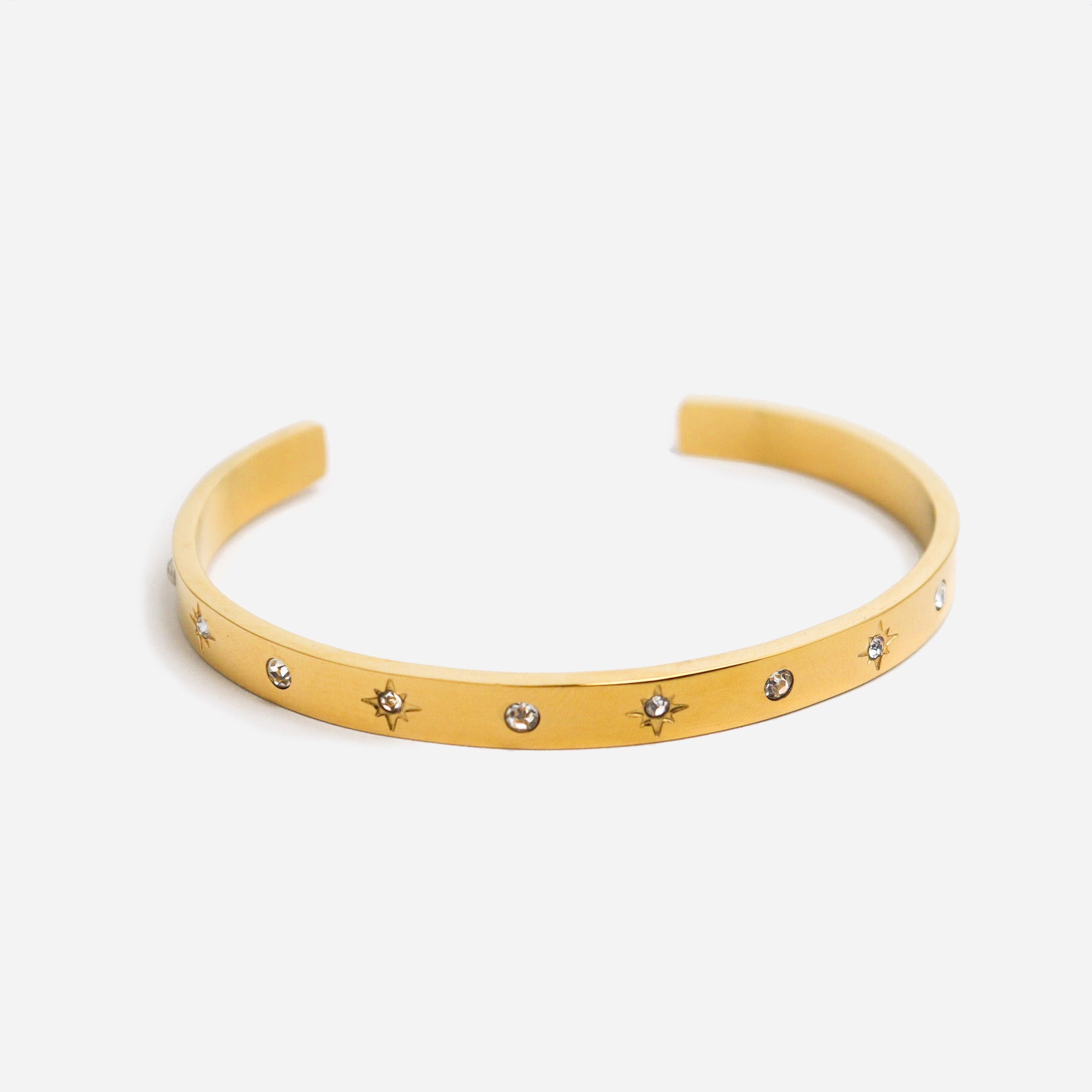 Stellar Cycle Gold Bangle