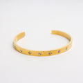 Stellar Cycle Gold Bangle