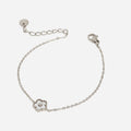 Silver Bold Satta Petal Bracelet