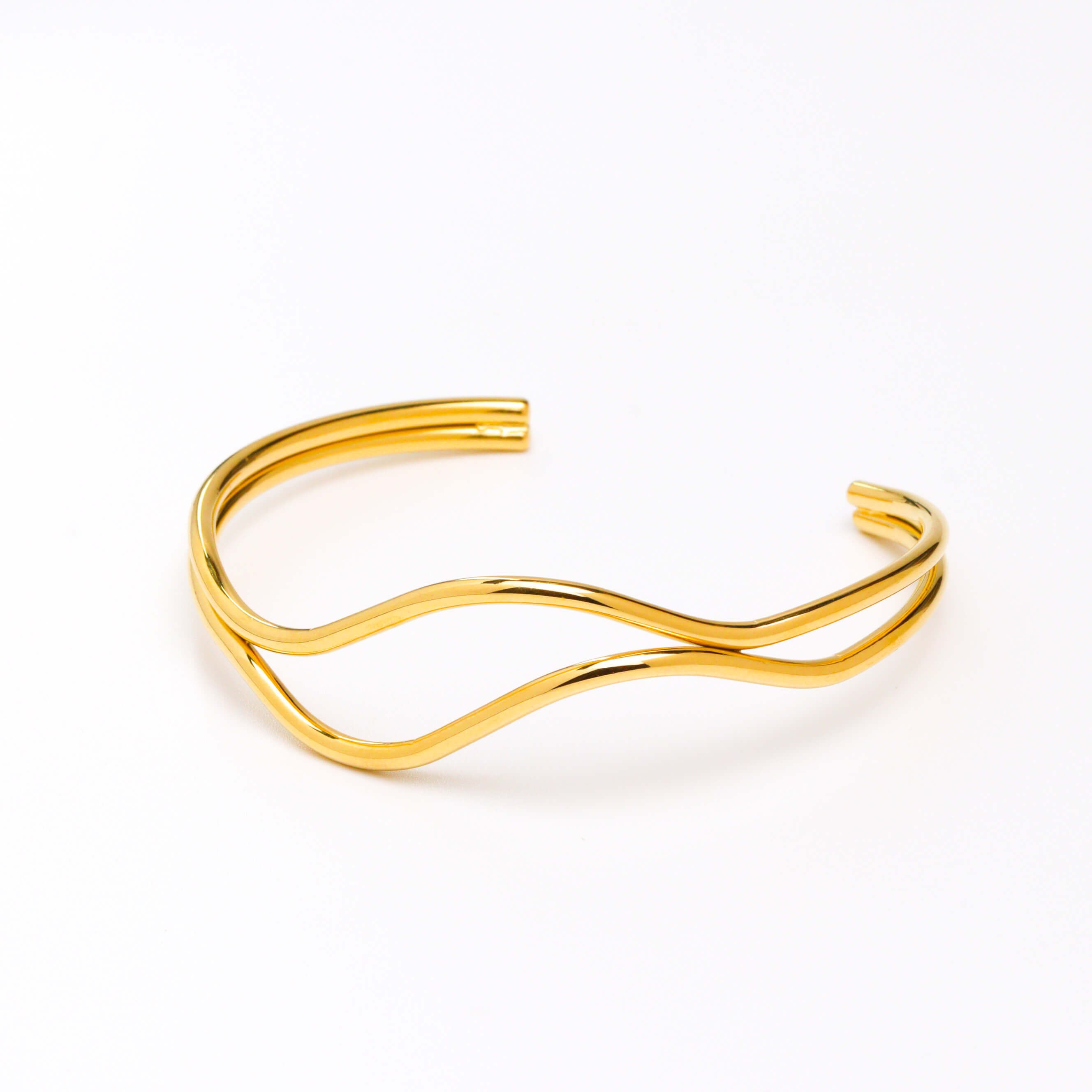 Elven Gold Bangle Bracelet