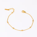 Zirconia Mayhem Gold Bracelet