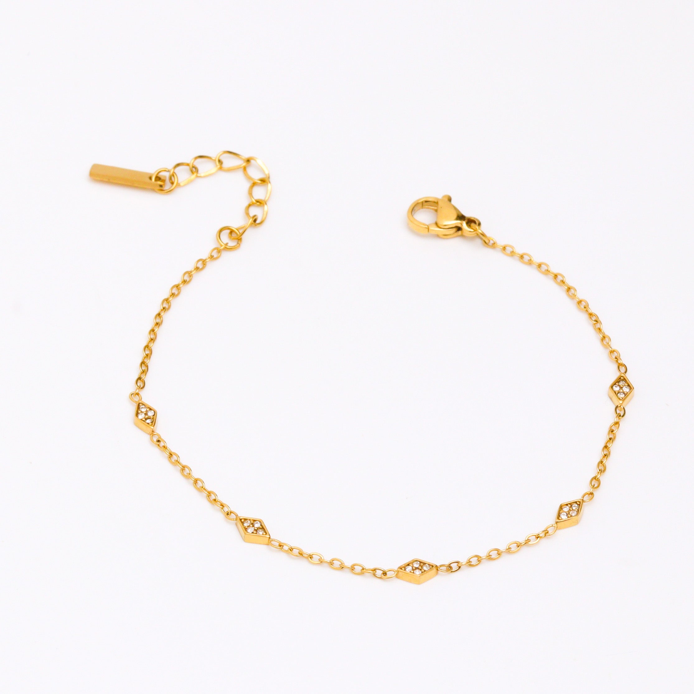 Zirconia Mayhem Gold Bracelet