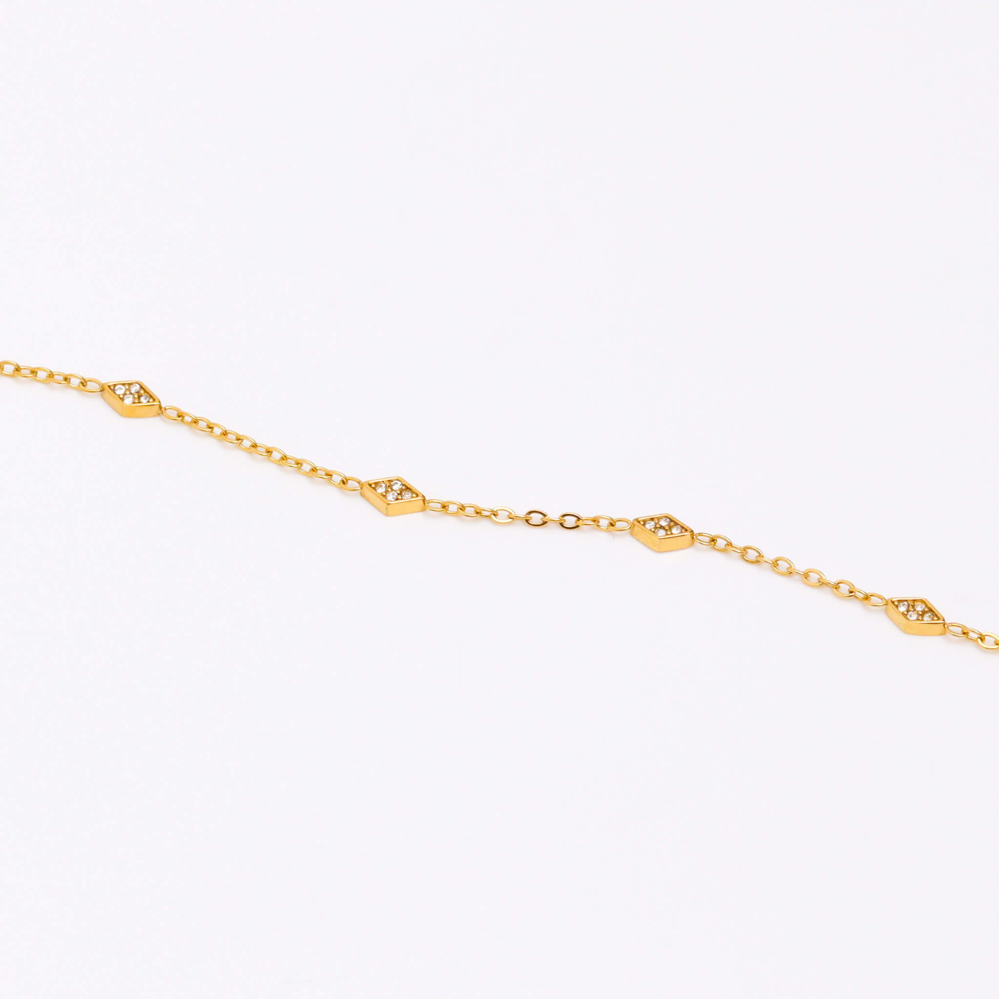 Zirconia Mayhem Gold Bracelet