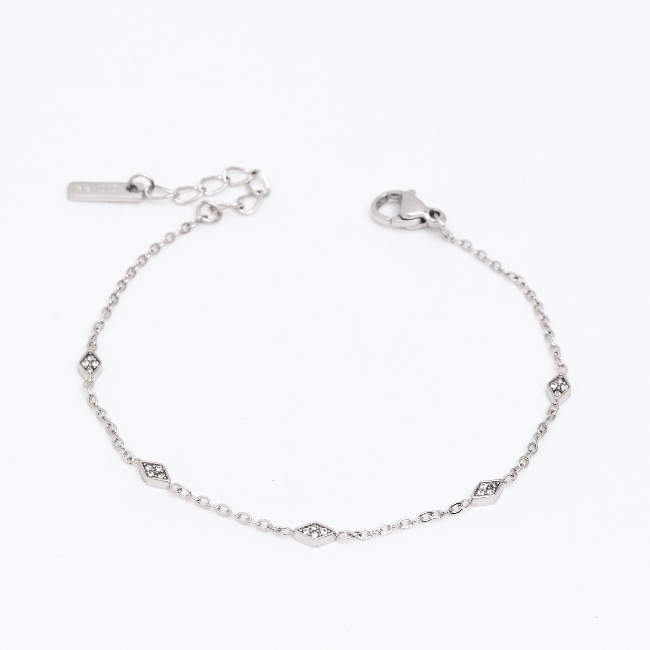 Classic Zirconia Silver Bracelet