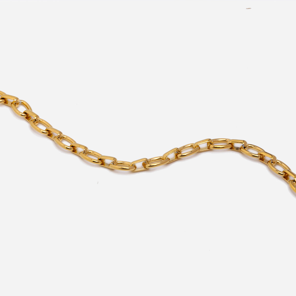 Round Chain Gold Bracelet