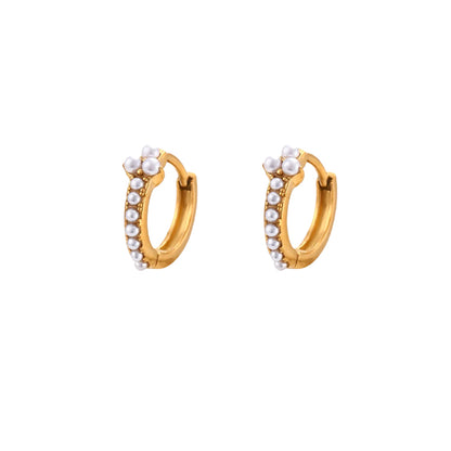 Petit Moment Pearl Huggies Earrings