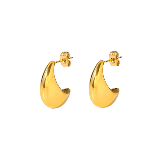 Droplet Gold Earrings