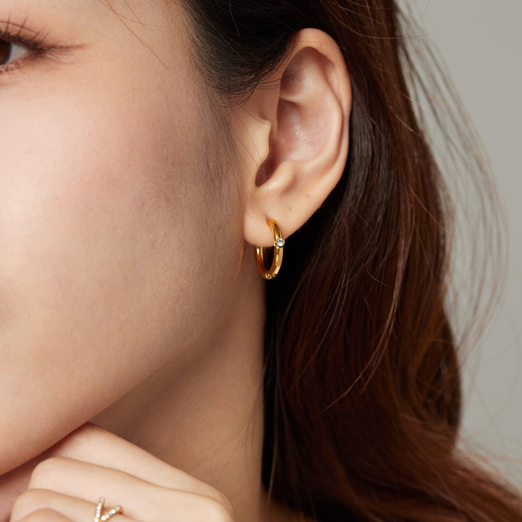 Twinkle Hoop Earrings