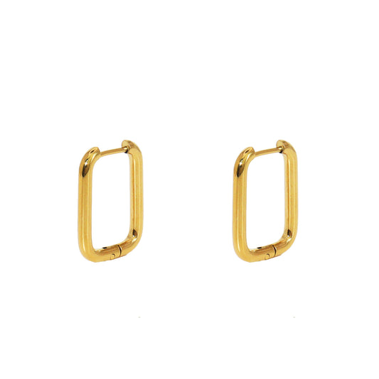 Carree Hoop Earrings