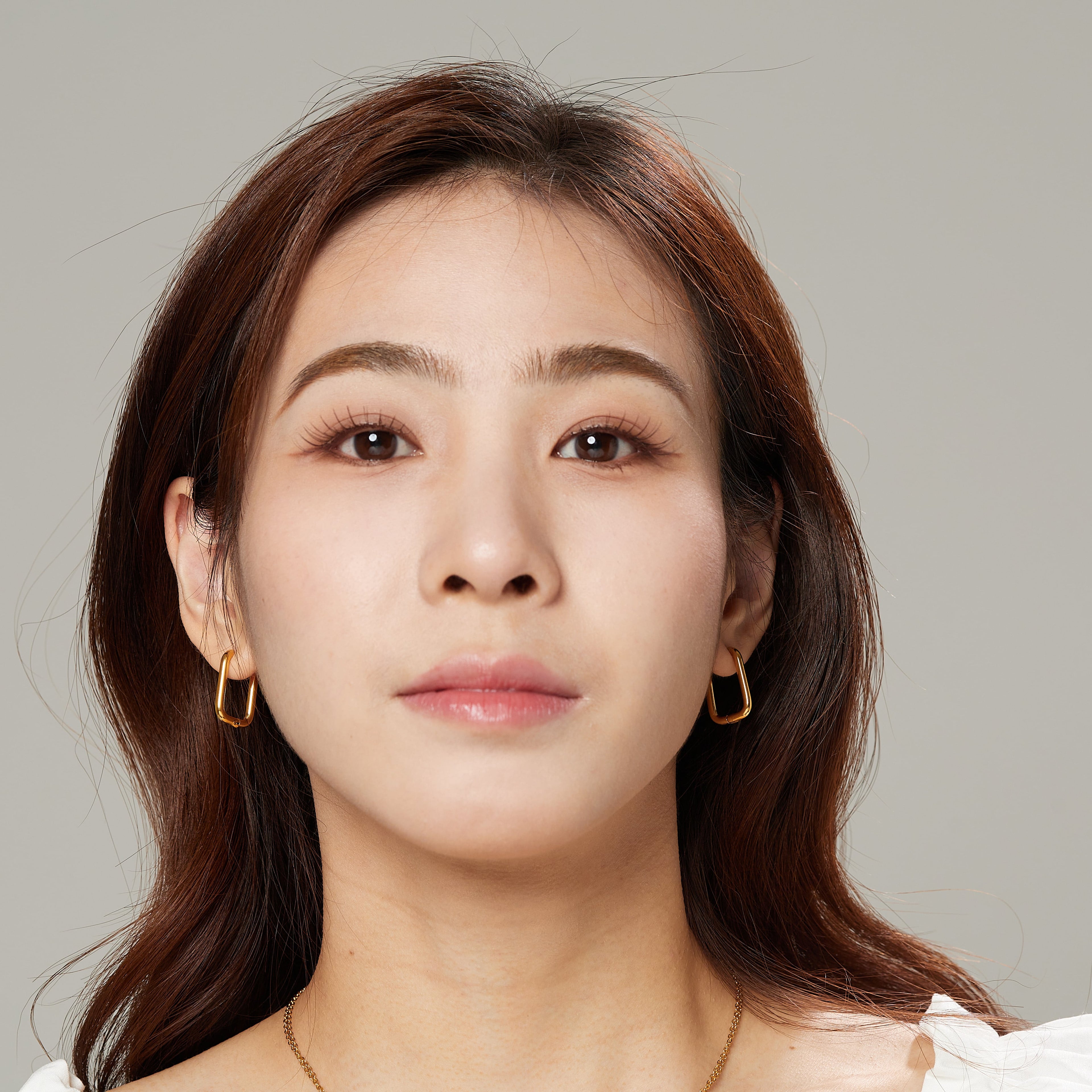 Carree Hoop Earrings