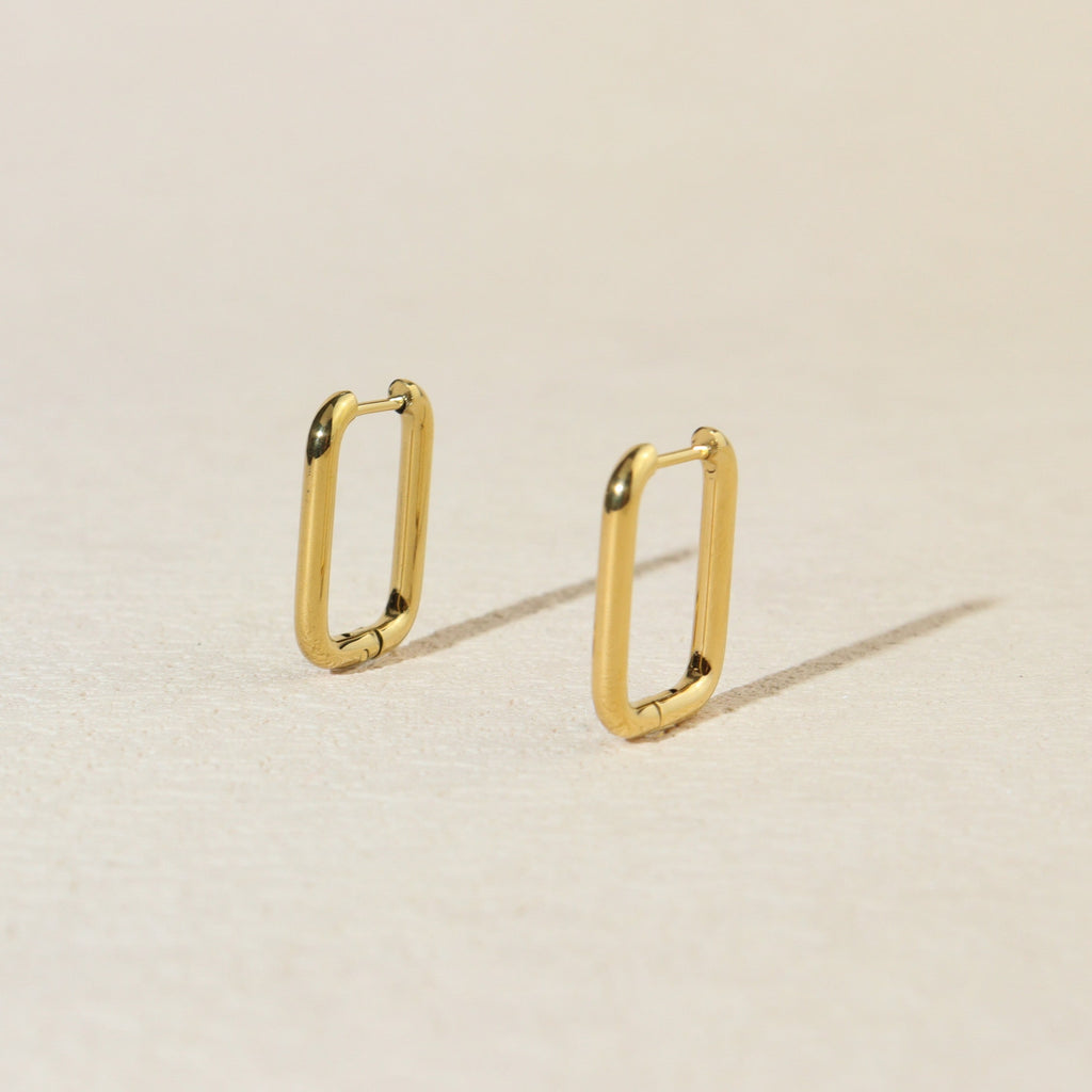 Carree Hoop Earrings