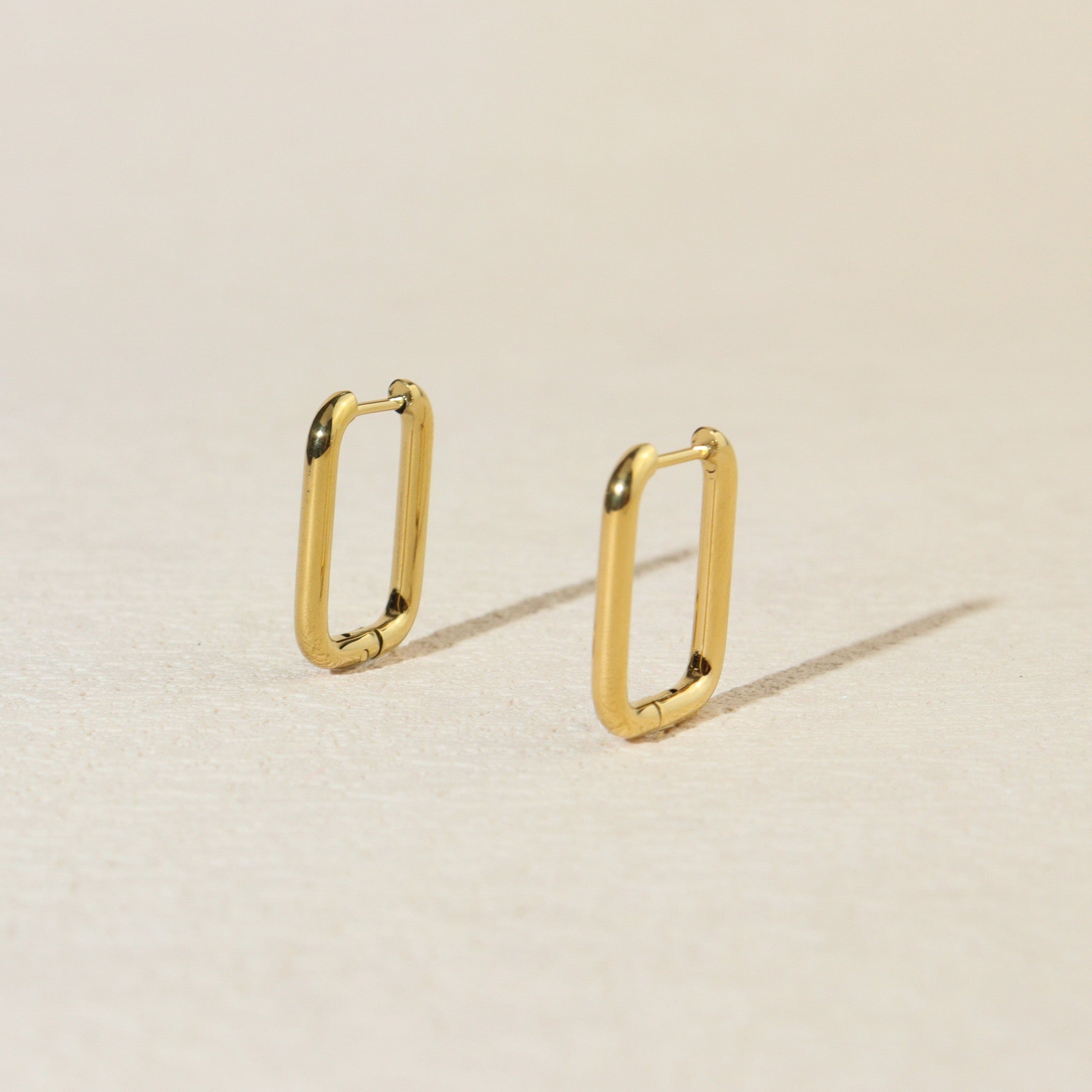 Carree Hoop Earrings