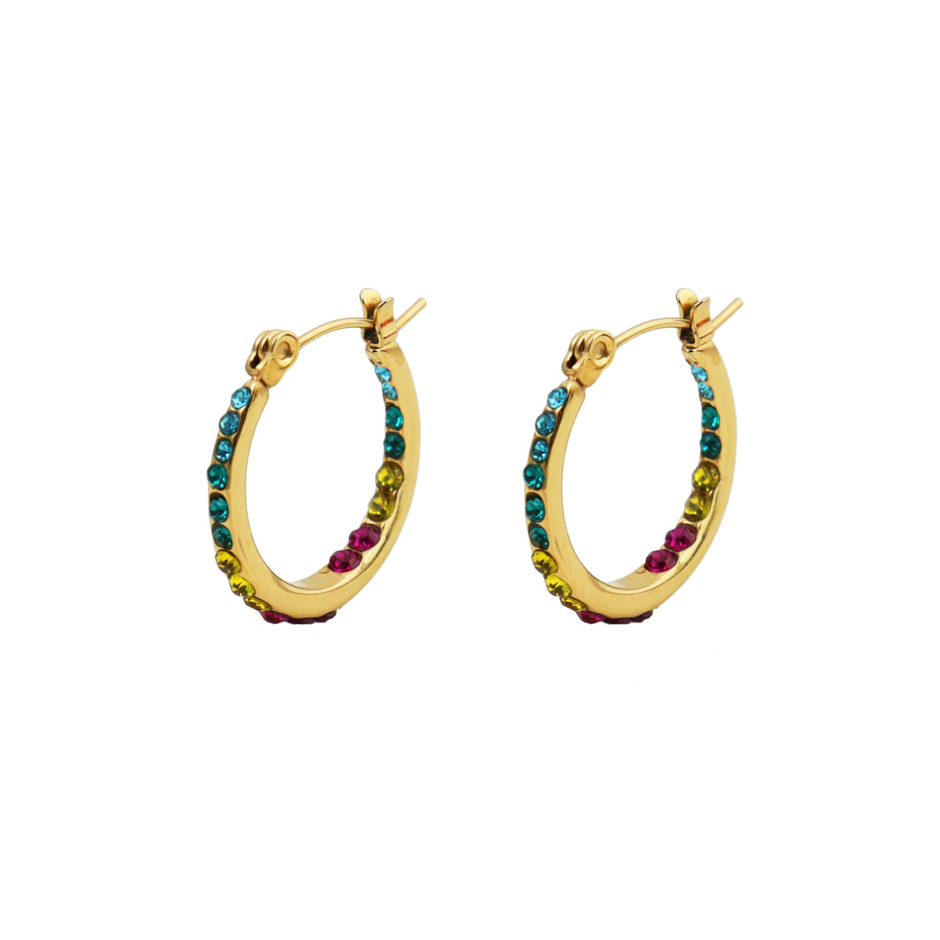 Multicolor Mini Hoop Earrings