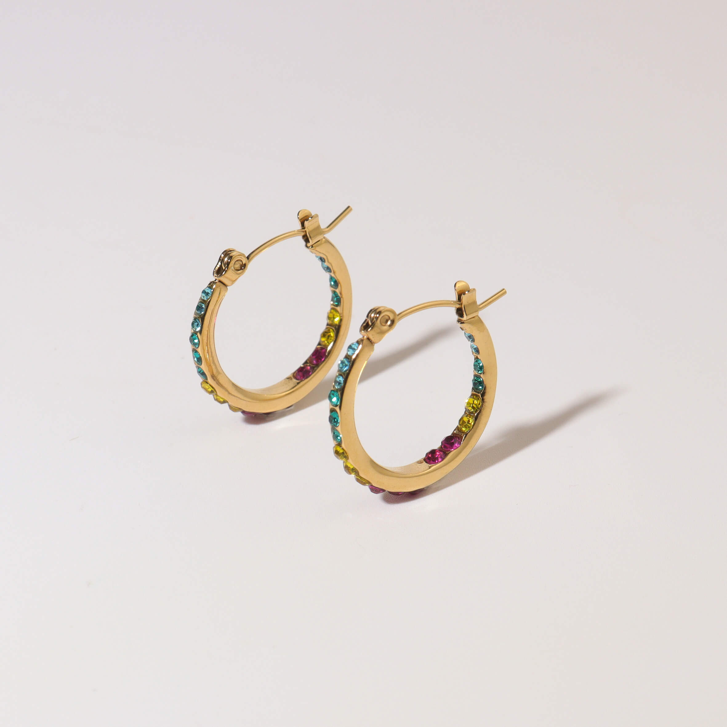 Multicolor Mini Hoop Earrings