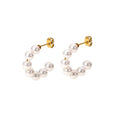 Tiny Pearlicious Hoop Earrings