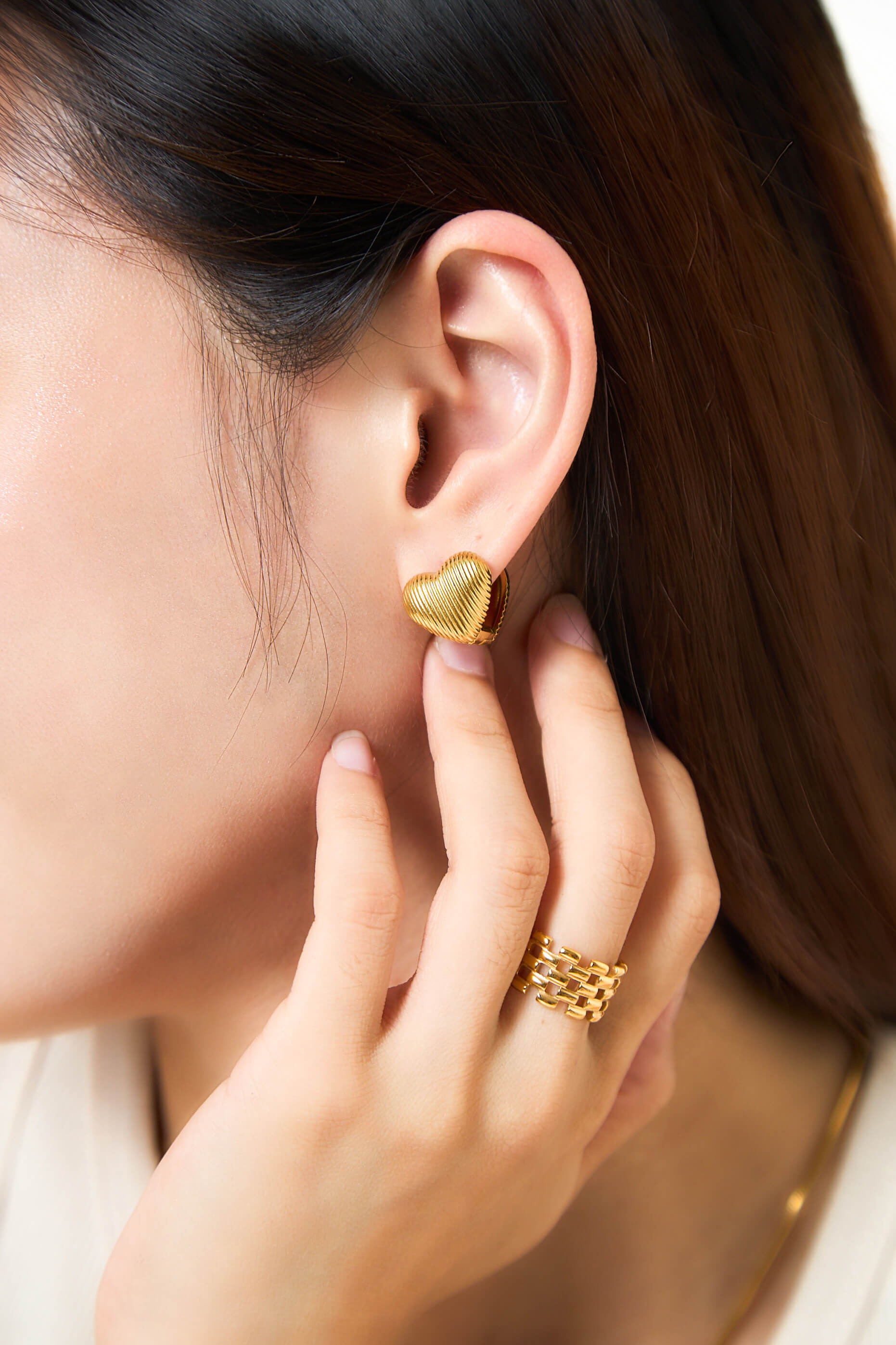 Oversize Bold Love Earrings