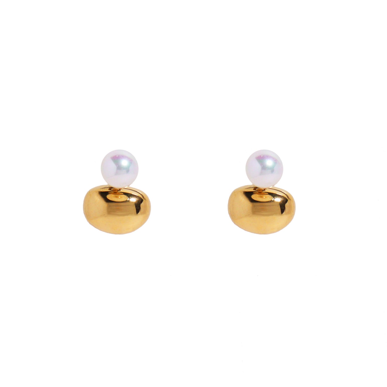 I'm Pearltential Gold Earrings