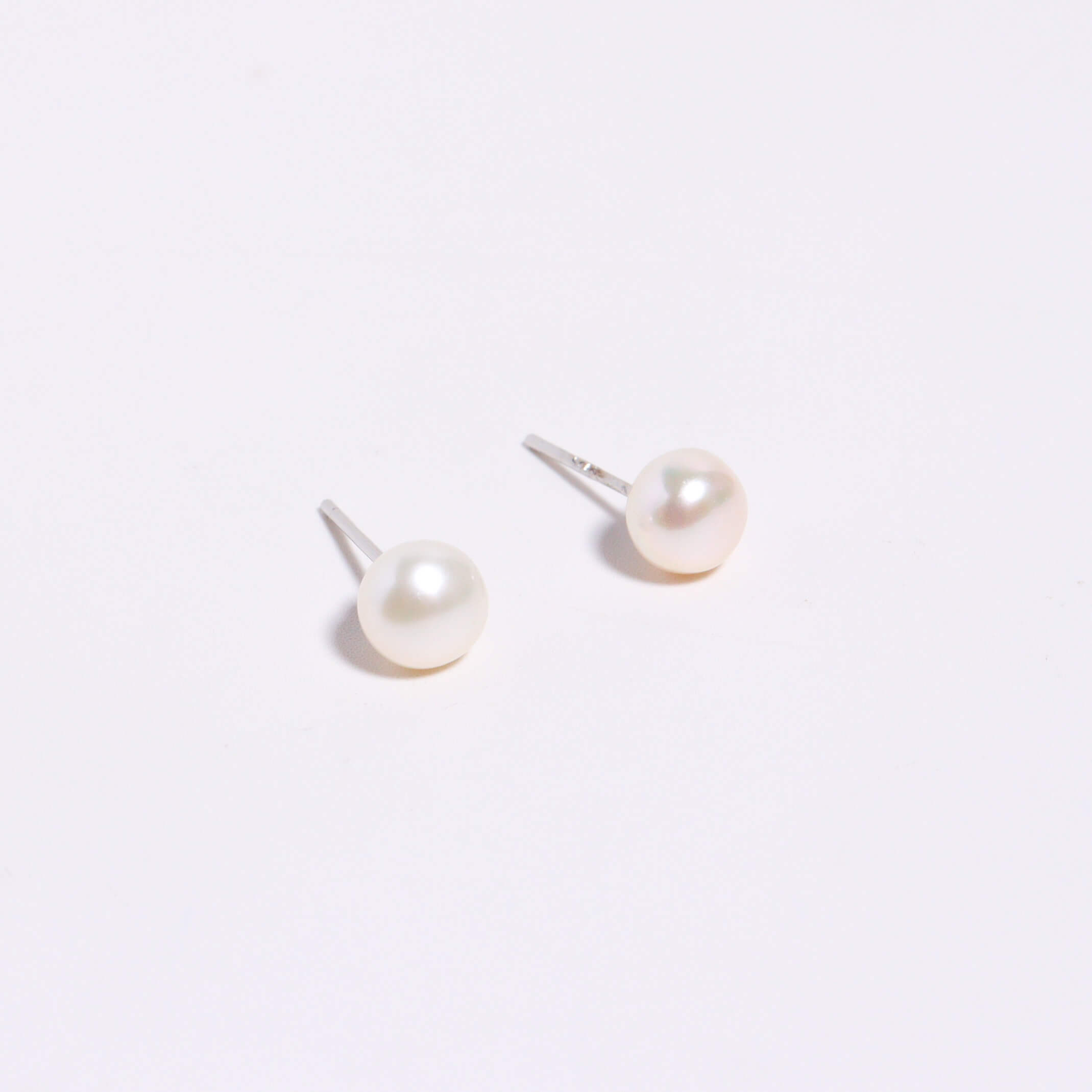Classic Pearl Stud Earrings