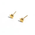 Tiny Meteor Gold Stud Earrings
