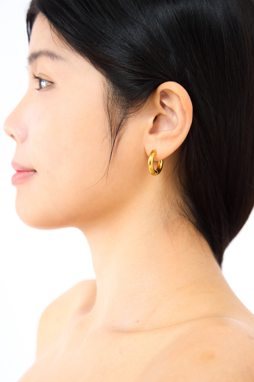 Simply Bold Tiny Hoop Earrings