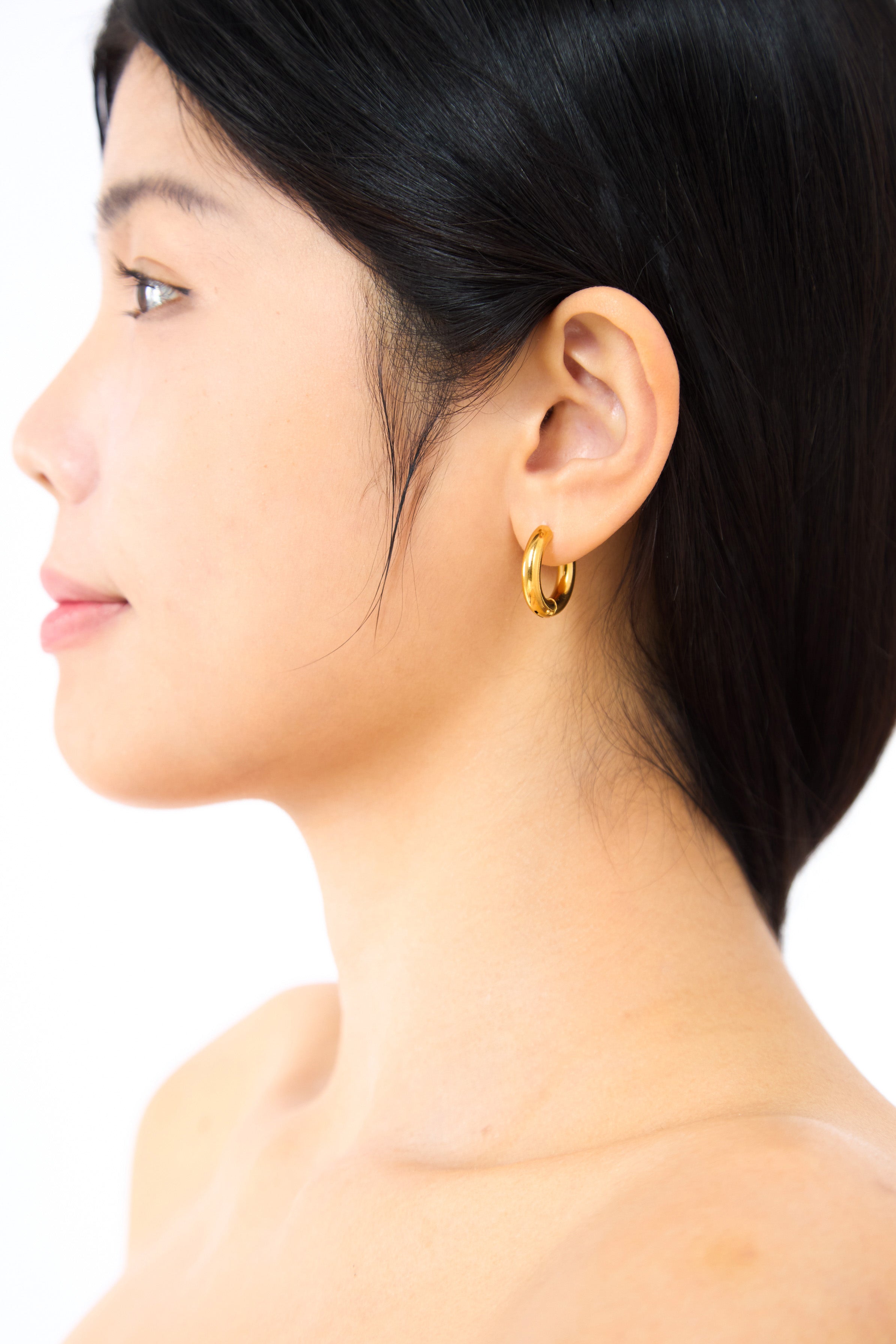 Simply Bold Tiny Hoop Earrings