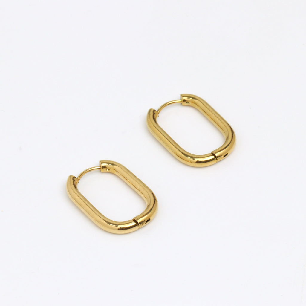 Rectangole Hoop Earrings