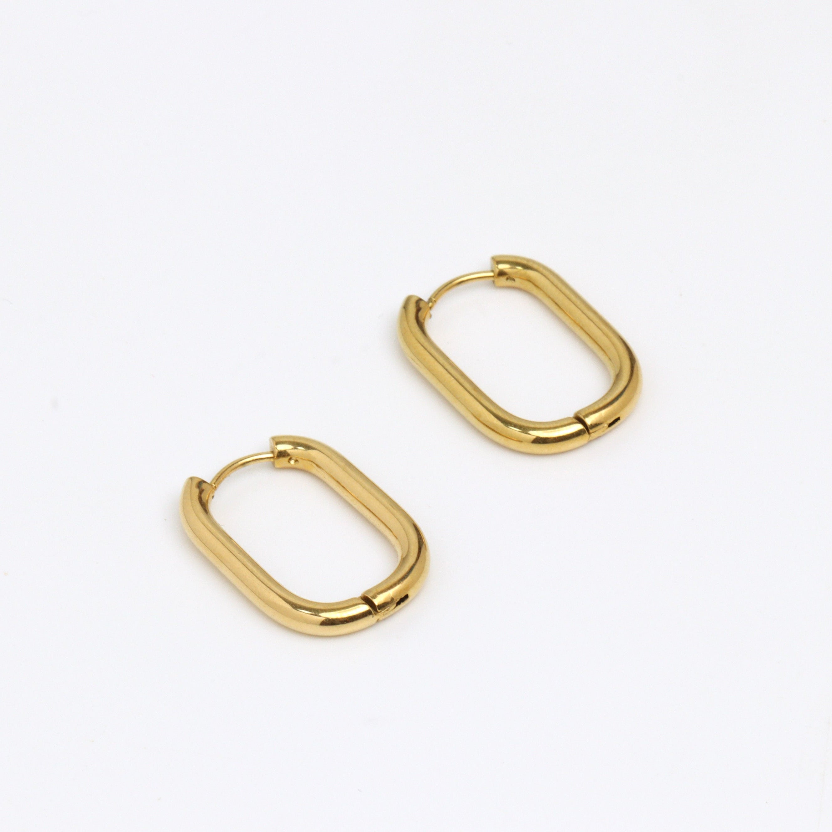 Rectangole Hoop Earrings