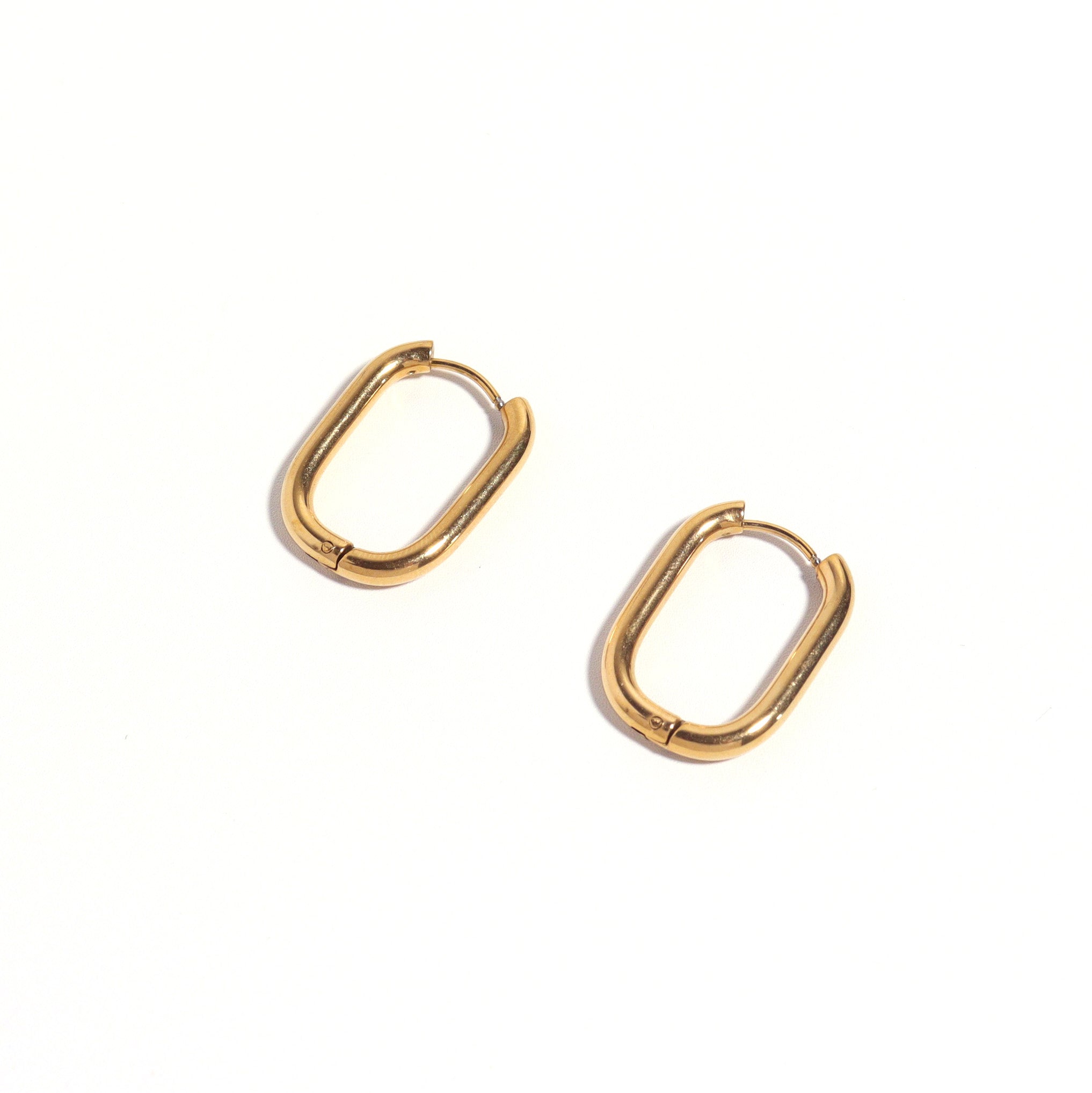 Rectangole Hoop Earrings