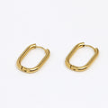 Rectangole Hoop Earrings