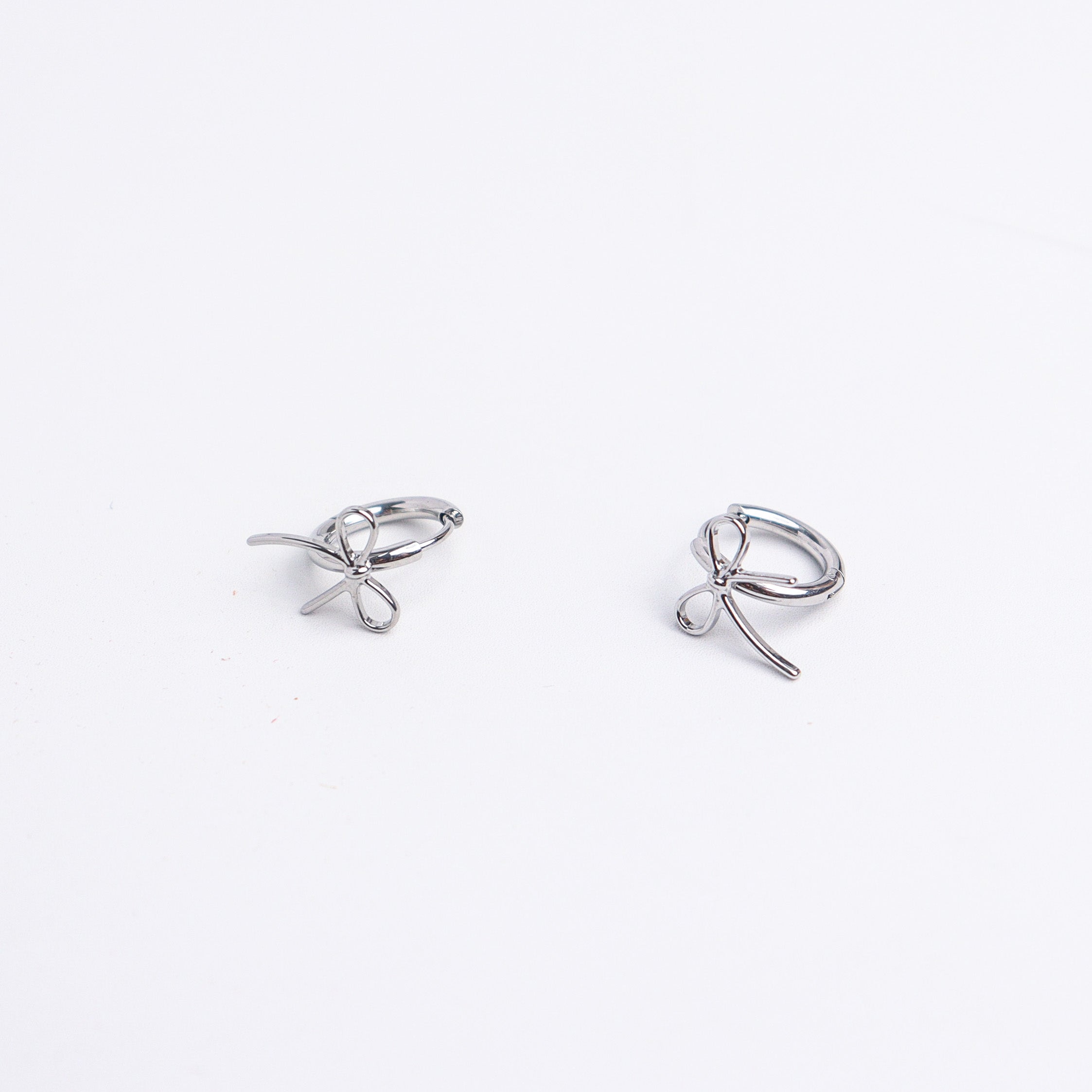 Petite Ribbon Huggies Earrings