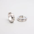 Collective Stars Silver Huggies Earrings