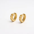 Collective Stars Gold Huggies Earrings