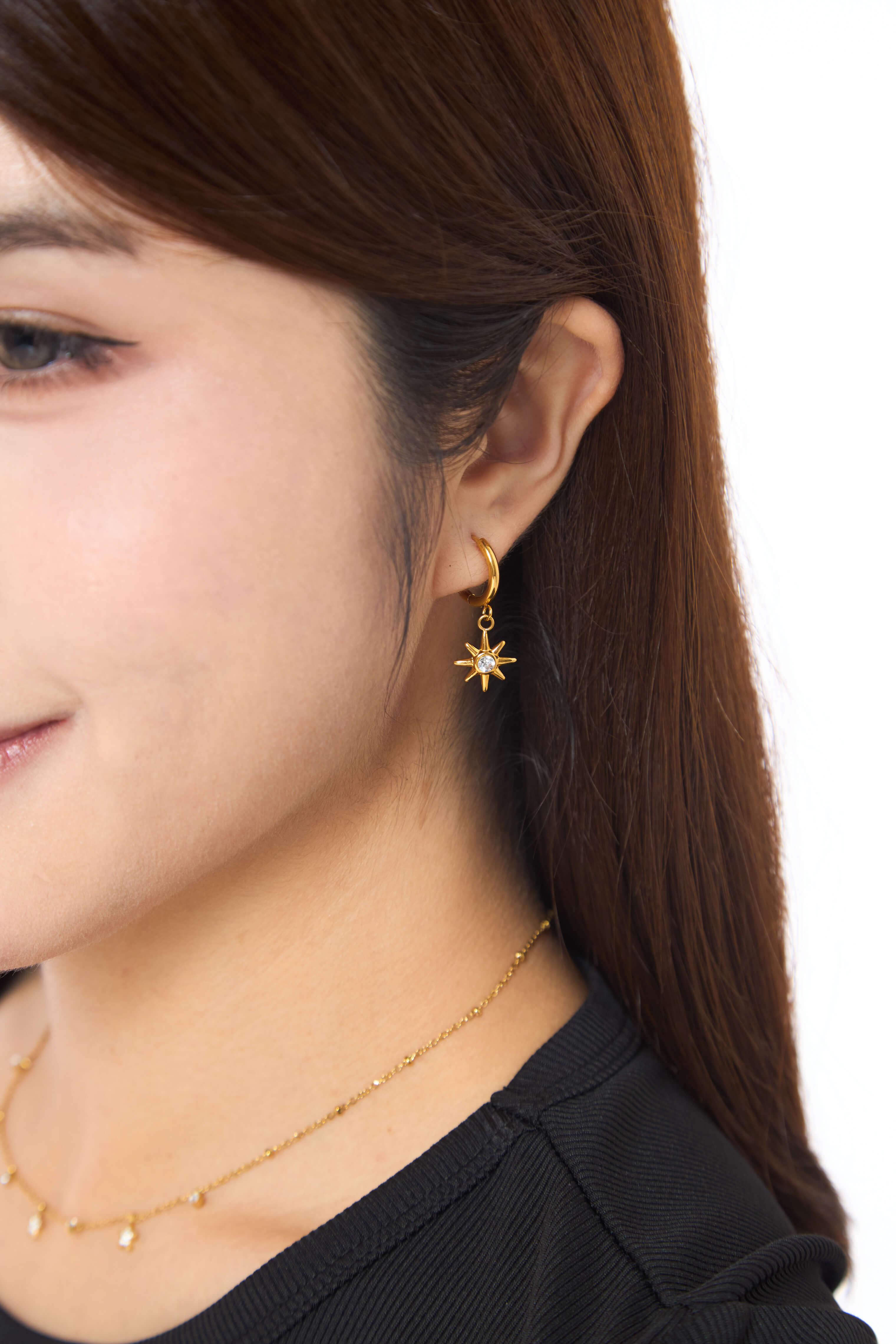 Stars Huggies Earrings