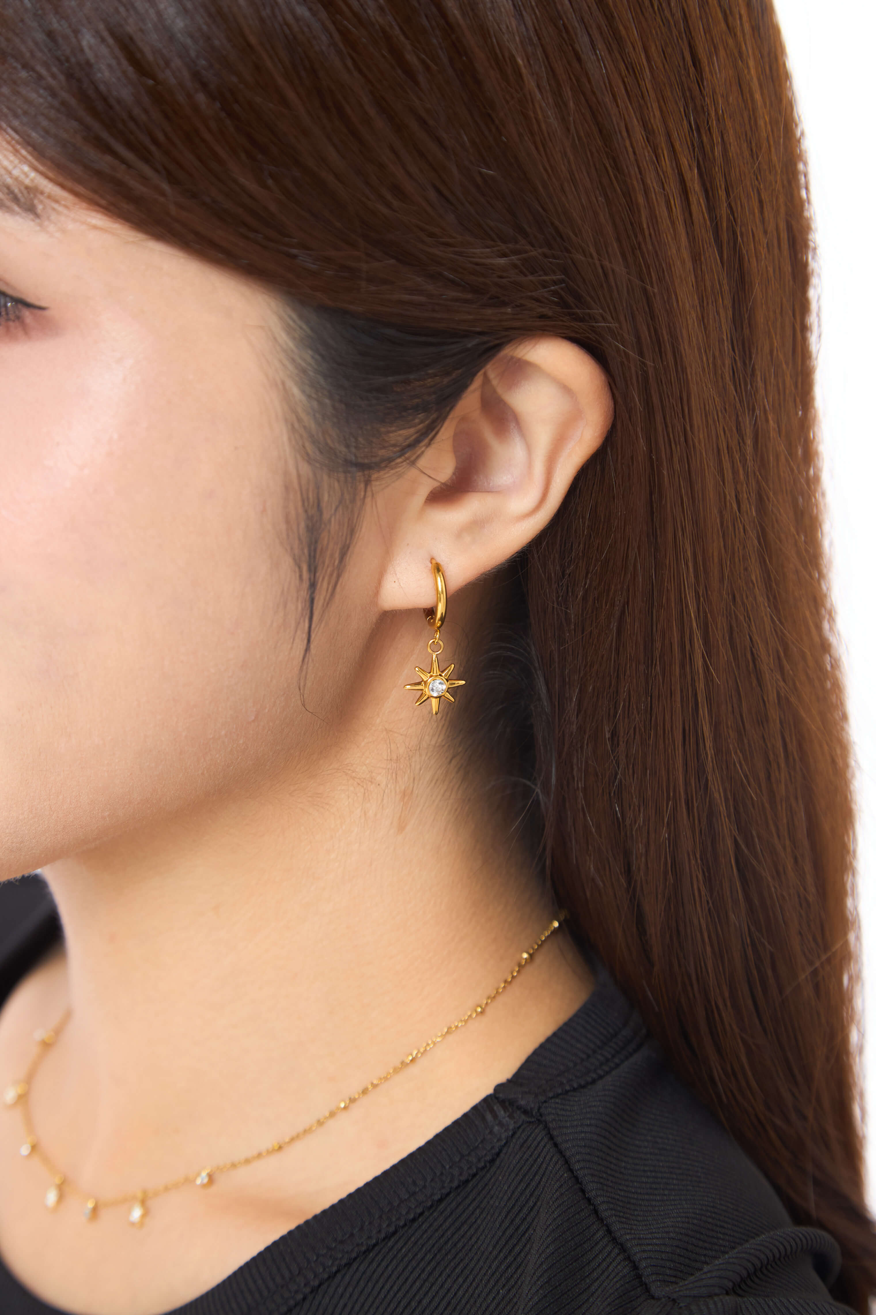 Stars Huggies Earrings