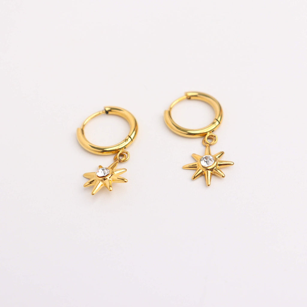Stars Huggies Earrings