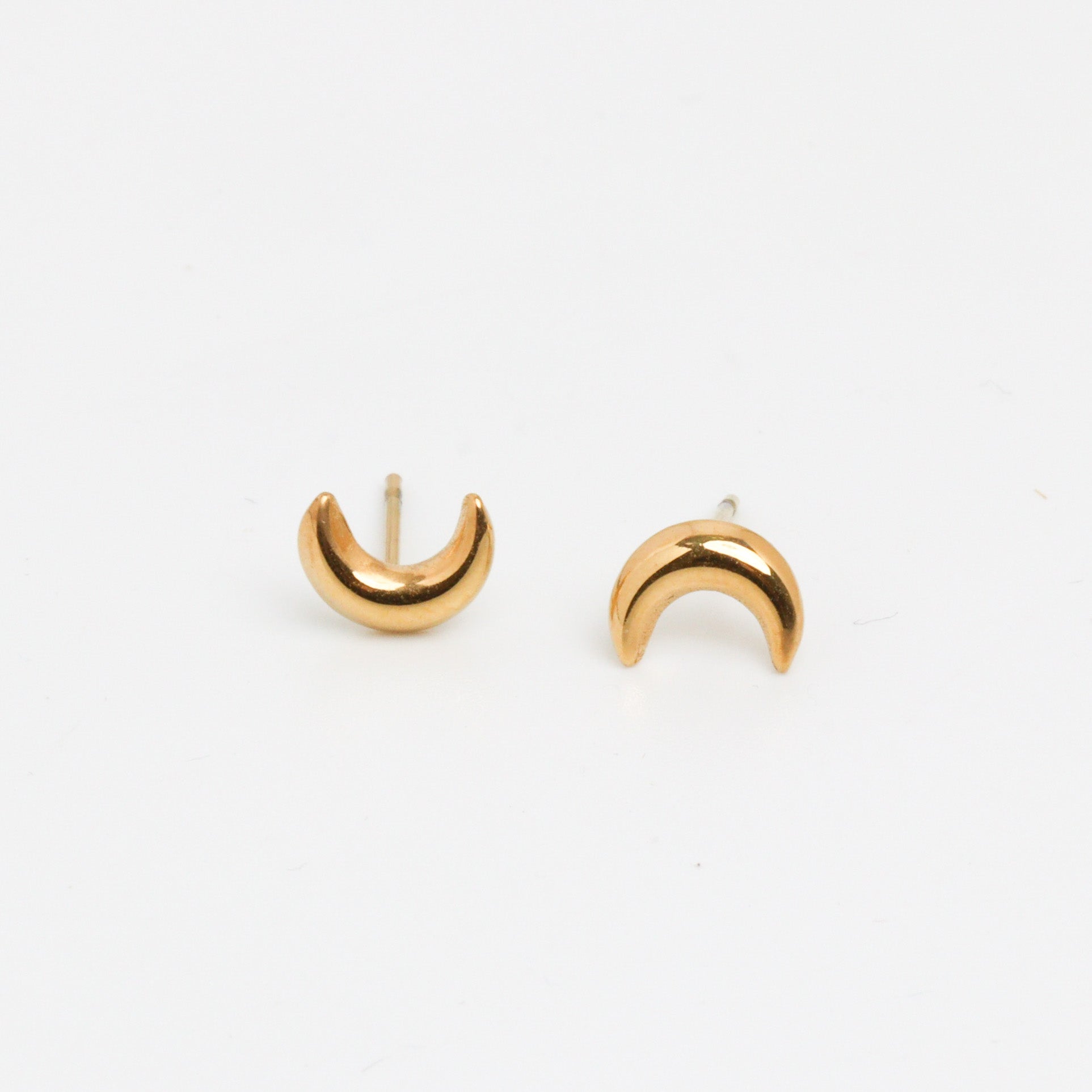 Luna Reflection Stud Earrings
